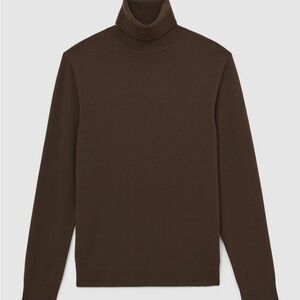 Reiss Dark Brown Turtleneck Sweater